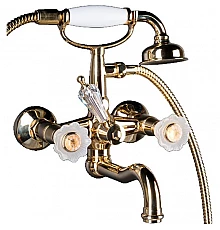 Смеситель для ванны Boheme Camelia 293 Золото