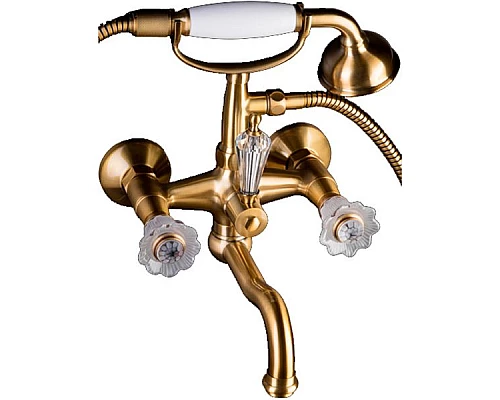 Купить Смеситель для ванны Boheme Camelia 313 Бронза в магазине сантехники Santeh-Crystal.ru