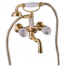 Смеситель для ванны Boheme Crystal 313-CRST Бронза