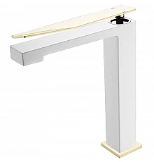 Смеситель для раковины Boheme Q 142-CRG.2 Хром Золото