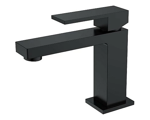 Купить Смеситель для раковины Boheme Qubic 471-B Черный матовый в магазине сантехники Santeh-Crystal.ru