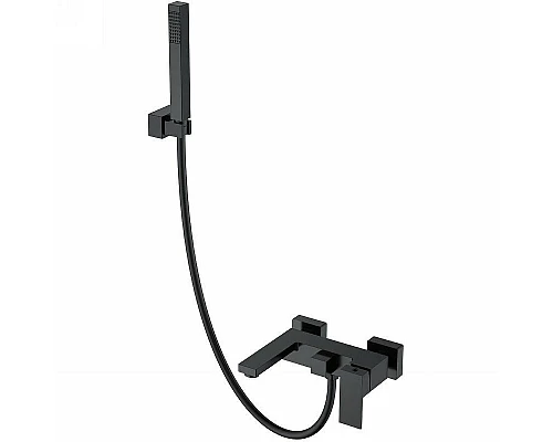 Заказать Смеситель для ванны Boheme Qubic 473-B Черный матовый в магазине сантехники Santeh-Crystal.ru