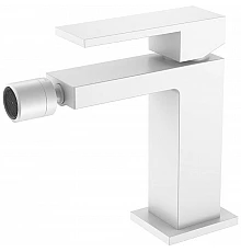 Смеситель для биде Boheme Qubic 476-MW Белый матовый