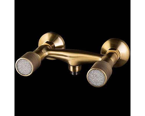 Купить Смеситель для душа Boheme Royal Cristal 314-Royal Бронза в магазине сантехники Santeh-Crystal.ru