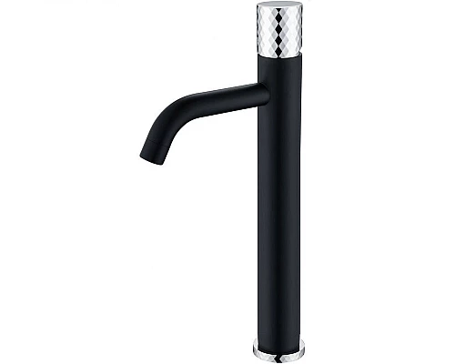 Приобрести Смеситель для раковины Boheme Stick 122-BCR Черный Хром в магазине сантехники Santeh-Crystal.ru