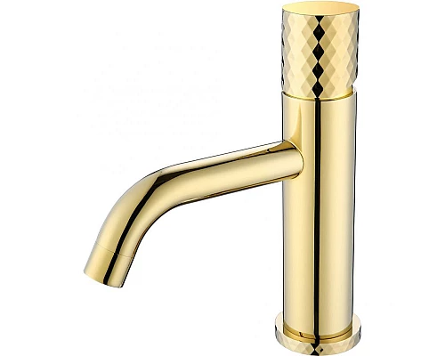 Заказать Смеситель для раковины Boheme Stick 121-GG Золото в магазине сантехники Santeh-Crystal.ru