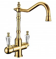 Смеситель для кухни Boheme Tradizionale Oro 112-SW Золото