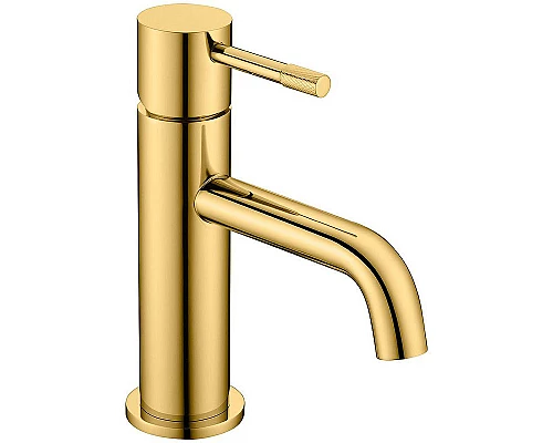 Приобрести Смеситель для раковины Boheme Uno 461-G Золото в магазине сантехники Santeh-Crystal.ru