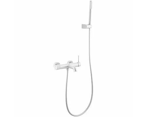 Приобрести Смеситель для ванны Boheme Uno 463-MW Белый матовый в магазине сантехники Santeh-Crystal.ru