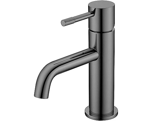 Заказать Смеситель для раковины Boheme Uno 461-SGM Оружейная сталь глянцевая в магазине сантехники Santeh-Crystal.ru