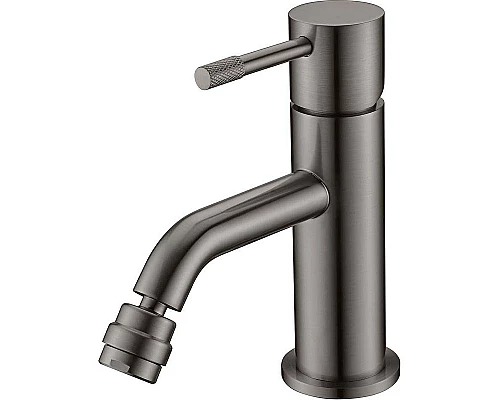 Купить Смеситель для биде Boheme Uno 466-GM Оружейная сталь в магазине сантехники Santeh-Crystal.ru