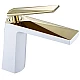 Приобрести Смеситель для раковины Boheme Venturo 381-w Белый, Золото в магазине сантехники Santeh-Crystal.ru