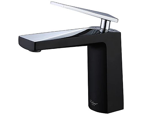 Приобрести Смеситель для раковины Boheme Venturo 371-b Черный, Хром в магазине сантехники Santeh-Crystal.ru