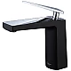 Приобрести Смеситель для раковины Boheme Venturo 371-b Черный, Хром в магазине сантехники Santeh-Crystal.ru