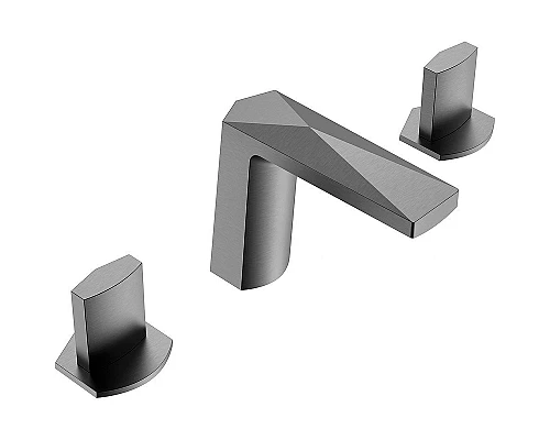 Приобрести Смеситель для раковины Boheme Venturo 150-GM-ICE Оружейная сталь в магазине сантехники Santeh-Crystal.ru