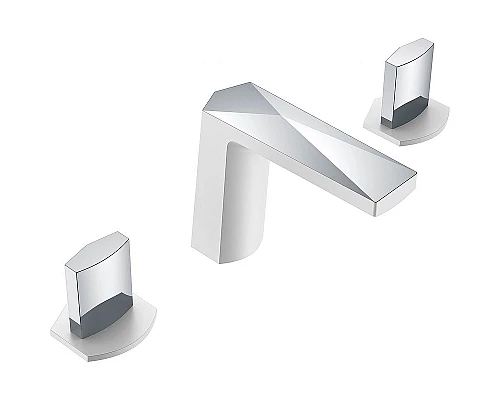 Приобрести Смеситель для раковины Boheme Venturo 150-WCR-ICE Белый Хром в магазине сантехники Santeh-Crystal.ru