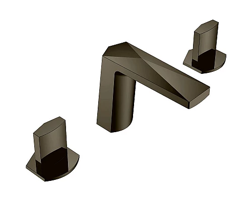 Приобрести Смеситель для раковины Boheme Venturo 150-SGM-ICE Оружейная сталь глянцевая в магазине сантехники Santeh-Crystal.ru