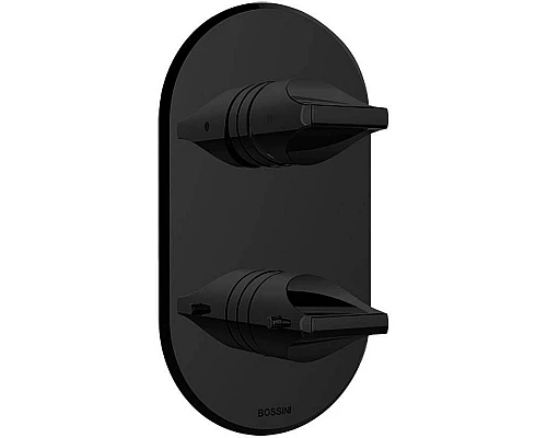 Заказать Смеситель для душа Bossini Apice Z00500.073 с термостатом Черный матовый в магазине сантехники Santeh-Crystal.ru