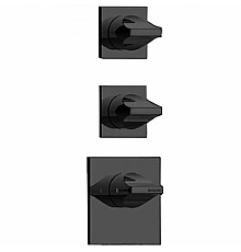 Смеситель для душа Bossini Apice Z035203.073 с термостатом Черный матовый