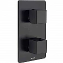 Смеситель для душа Bossini Cube Z00061.073 с термостатом Черный матовый