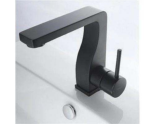 Приобрести Смеситель для раковины Bravat Arc F16061K-2-ENG Черный в магазине сантехники Santeh-Crystal.ru