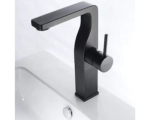 Заказать Смеситель для раковины Bravat Arc F16061K-A2-ENG Черный в магазине сантехники Santeh-Crystal.ru