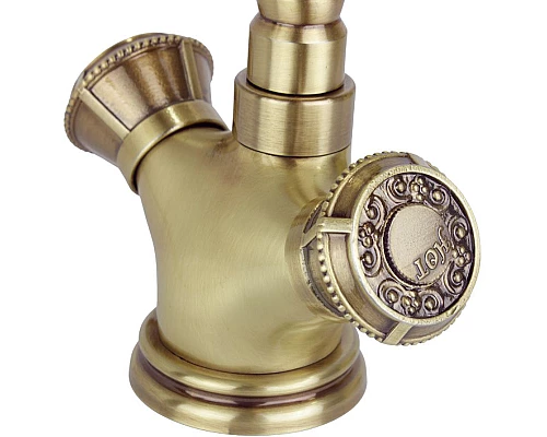 Заказать Смеситель для раковины Bronze de Luxe Royal 10105/1 Бронза в магазине сантехники Santeh-Crystal.ru