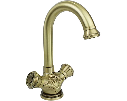 Заказать Смеситель для раковины Bronze de Luxe Royal 21981 Бронза в магазине сантехники Santeh-Crystal.ru