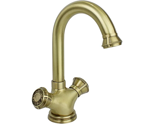Заказать Смеситель для раковины Bronze de Luxe Royal 21981/1 Бронза в магазине сантехники Santeh-Crystal.ru