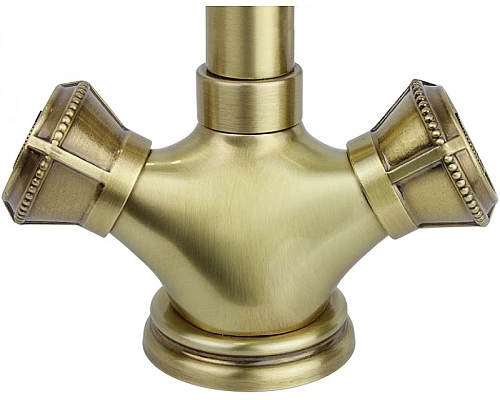 Заказать Смеситель для раковины Bronze de Luxe Royal 21981/1 Бронза в магазине сантехники Santeh-Crystal.ru