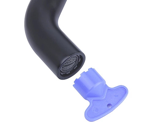 Приобрести Смеситель для раковины Bronze de Luxe Scandi 1452B Черный матовый в магазине сантехники Santeh-Crystal.ru