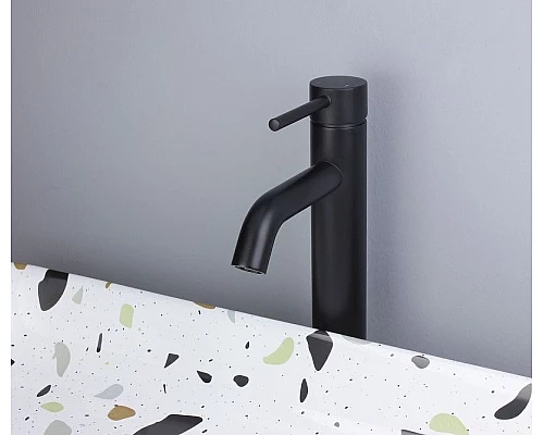 Приобрести Смеситель для раковины Bronze de Luxe Scandi 1452B Черный матовый в магазине сантехники Santeh-Crystal.ru
