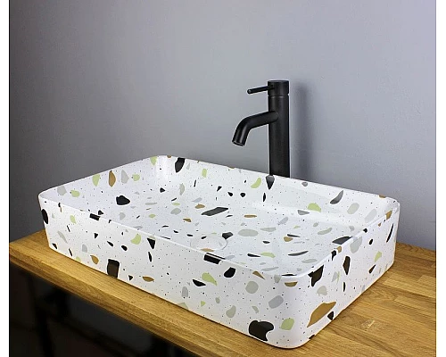 Приобрести Смеситель для раковины Bronze de Luxe Scandi 1452B Черный матовый в магазине сантехники Santeh-Crystal.ru