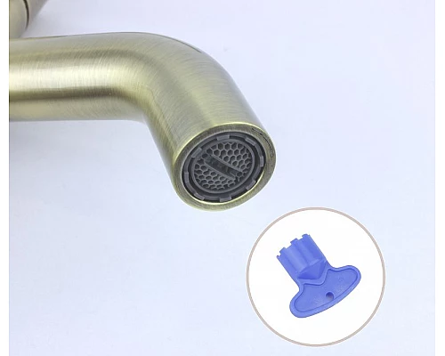 Приобрести Смеситель для раковины Bronze de Luxe Scandi 1452BR Бронза в магазине сантехники Santeh-Crystal.ru