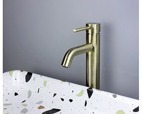 Приобрести Смеситель для раковины Bronze de Luxe Scandi 1452BR Бронза в магазине сантехники Santeh-Crystal.ru