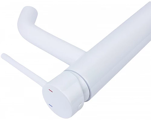 Приобрести Смеситель для раковины Bronze de Luxe Scandi 1452W Белый глянцевый в магазине сантехники Santeh-Crystal.ru