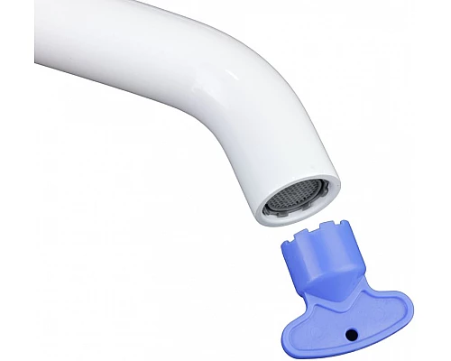 Приобрести Смеситель для раковины Bronze de Luxe Scandi 1452W Белый глянцевый в магазине сантехники Santeh-Crystal.ru