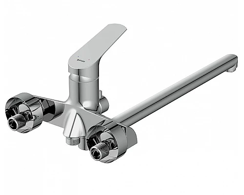 Приобрести Смеситель для ванны Cersanit Flavis 64093 универсальный Хром в магазине сантехники Santeh-Crystal.ru