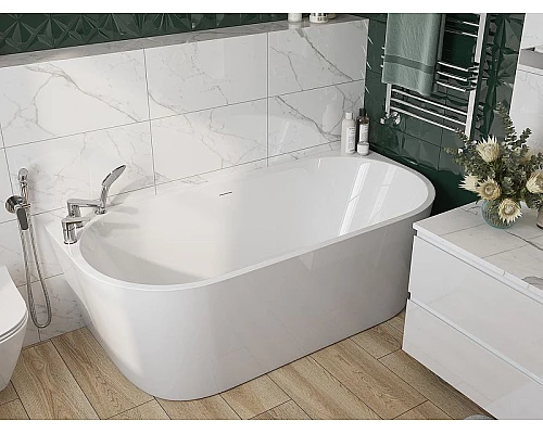 Приобрести Смеситель на борт ванны Cersanit Moduo 64100 Хром в магазине сантехники Santeh-Crystal.ru