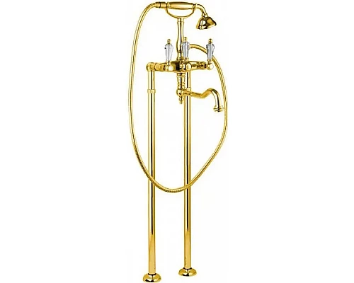 Смеситель для ванны Cezares Diamond DIAMOND-VDP2-03/24-Sw Золото 24 карат