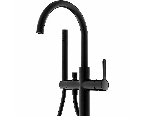 Купить Смеситель для ванны Cezares Eco ECO-VDP-NOP Черный матовый в магазине сантехники Santeh-Crystal.ru