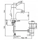 Купить Смеситель для биде Cezares Elite ELITE-BSM1-03/24-M Золото 24 карата в магазине сантехники Santeh-Crystal.ru