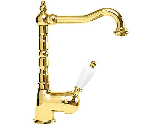 Приобрести Смеситель для раковины Cezares Elite ELITE-LSM2-03/24-Bi Золото 24 карат в магазине сантехники Santeh-Crystal.ru