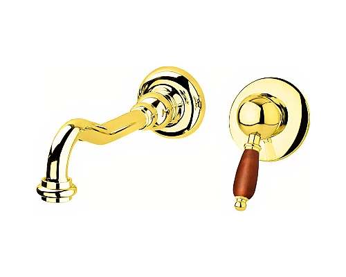 Смеситель для раковины Cezares Elite ELITE-BLS1-03/24-Nc Золото 24 карат