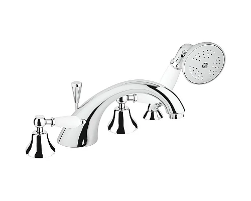 Приобрести Смеситель на борт ванны Cezares First-BVD-01-Bi Хром в магазине сантехники Santeh-Crystal.ru