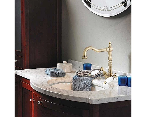 Заказать Смеситель для раковины Cezares First-LS2-02-Bi Бронза в магазине сантехники Santeh-Crystal.ru