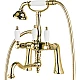 Купить Смеситель на борт ванны Cezares First-PBV-03/24-Bi Золото 24 карат в магазине сантехники Santeh-Crystal.ru
