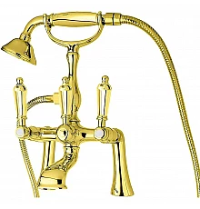 Смеситель на борт ванны Cezares FIRST-PBV-03/24-M Золото 24 карат