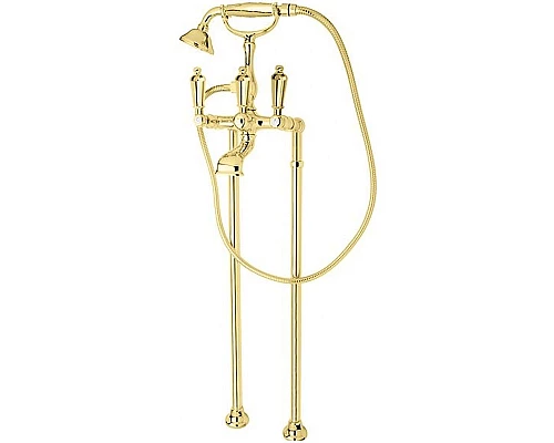 Заказать Смеситель для ванны Cezares First VDP FIRST-VDP-03/24-M Золото 24 карат в магазине сантехники Santeh-Crystal.ru