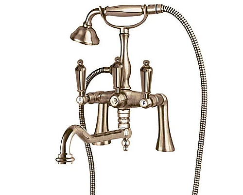 Купить Смеситель на борт ванны Cezares FIRST-PBV2-02-M Бронза в магазине сантехники Santeh-Crystal.ru